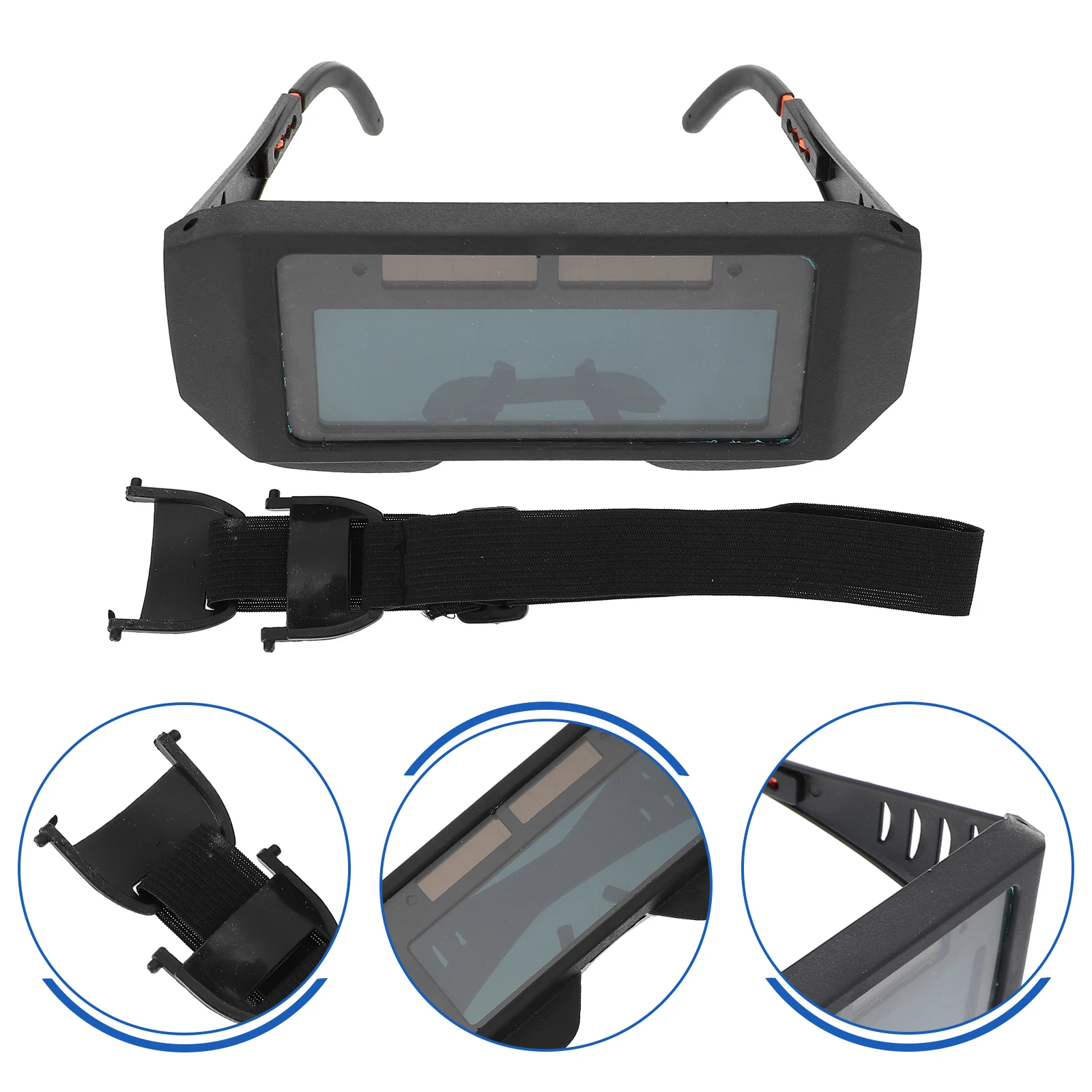 Auto Darkening Welding Glasses Goggles Liquid Crystal ABS Solar Rechargeable Eye Protector Mask Durable Professional Anti 
Auto Darkening Welding Glasses Goggles Liquid Crystal ABS Solar Rechargeable Eye Protector Mask Durable Professional Anti