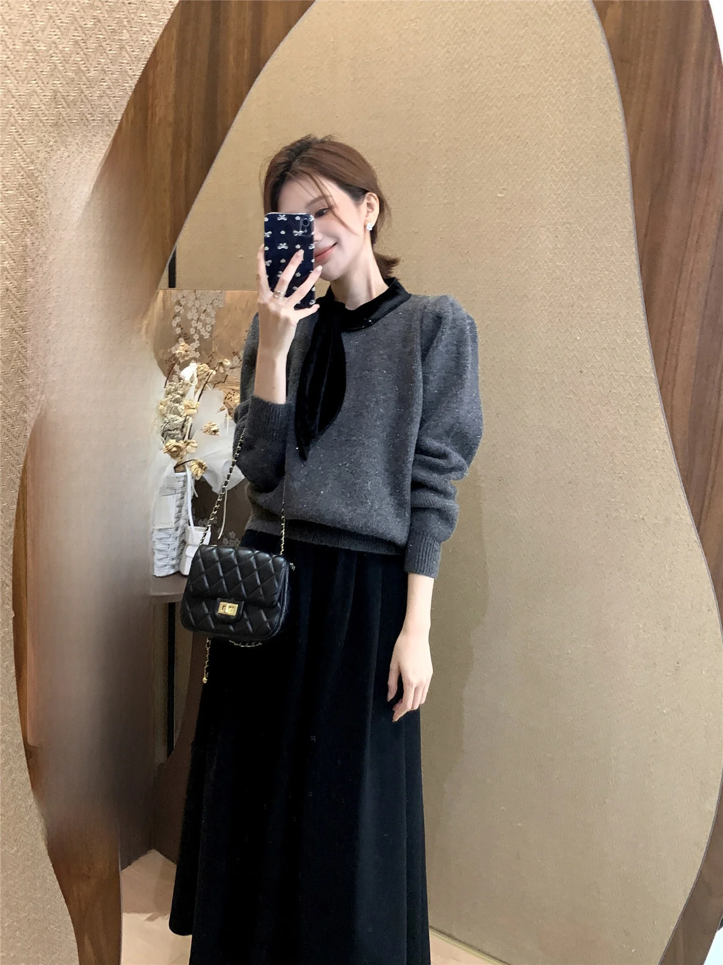 Eaton Beau Autumn Winter Casual Loose Knitted Sweater Women's Netie Design Thermal Blend Yarn Long Sve round Ne
Eaton Beau Autumn Winter Casual Loose Knitted Sweater Women's Netie Design Thermal Blend Yarn Long Sve round Ne