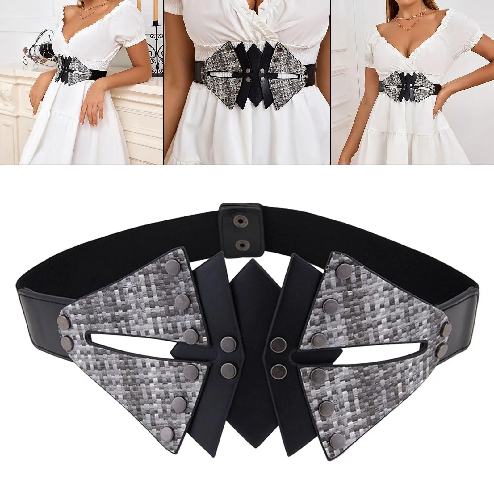 Fashion Leather Steampunk Underbust Waist Belt Corset , Black, 70cm
Fashion Leather Steampunk Underbust Waist Belt Corset , Black, 70cm