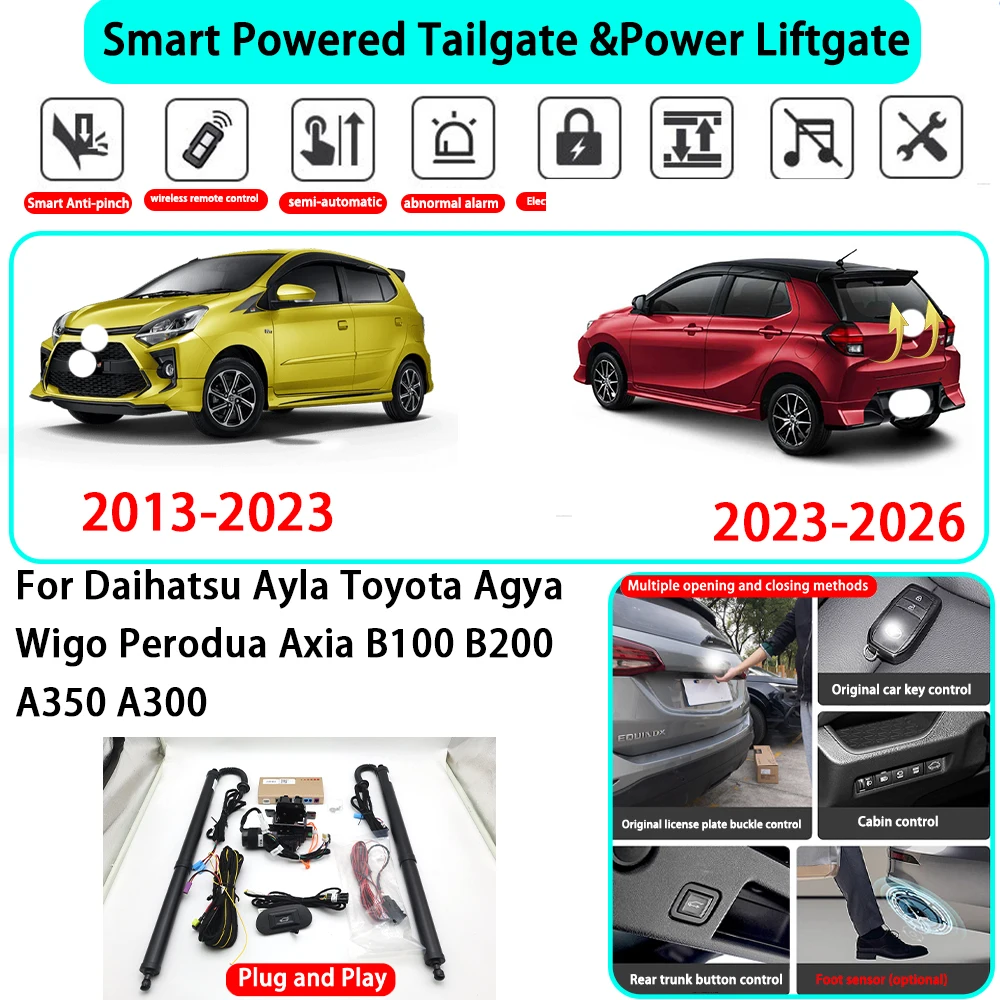  for Daihatsu Ayla Toyota Agya Wigo Perodua Axia B100 B200 A350 A300 Automatic Powered Tailgate Electric Power Tailgate Lift Ki
for Daihatsu Ayla Toyota Agya Wigo Perodua Axia B100 B200 A350 A300 Automatic Powered Tailgate Electric Power Tailgate Lift Ki