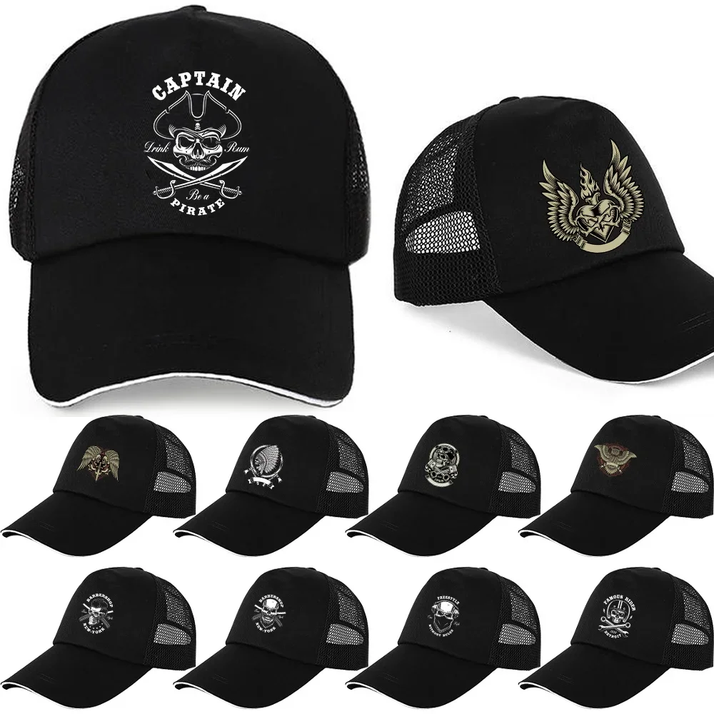 Summer Baseball Caps Snapback Mesh Hats Skull Print black Cotton Cap Hip Hop Rainbow Caps Cool Men Caps Female Casual Sun Hat
Summer Baseball Caps Snapback Mesh Hats Skull Print black Cotton Cap Hip Hop Rainbow Caps Cool Men Caps Female Casual Sun Hat