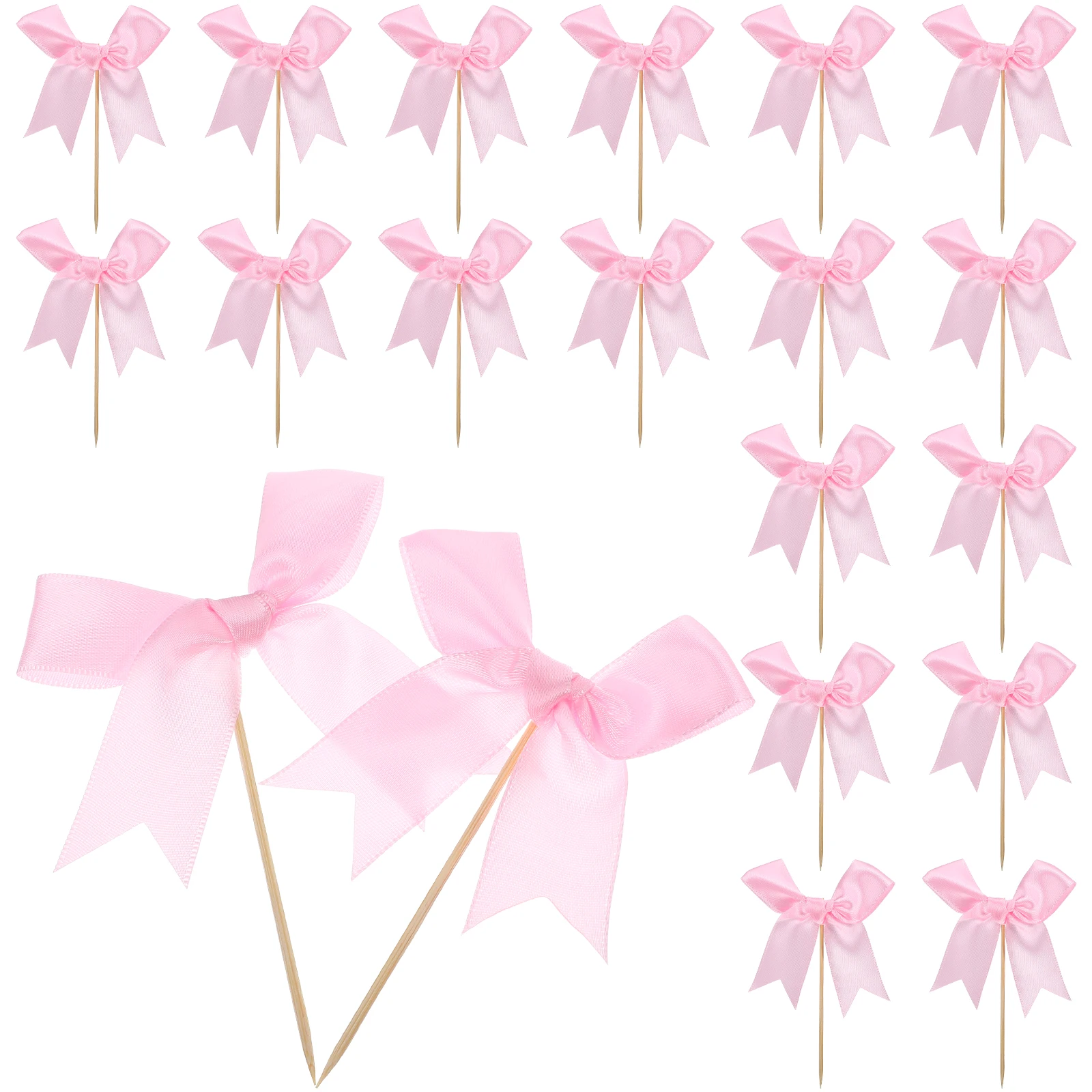 20pcs Bow Cake Toppers Elegant Polyester Ribbon Vintage Wedding Bride Decorations Birthday Bridal Shower Cake Picks
20pcs Bow Cake Toppers Elegant Polyester Ribbon Vintage Wedding Bride Decorations Birthday Bridal Shower Cake Picks