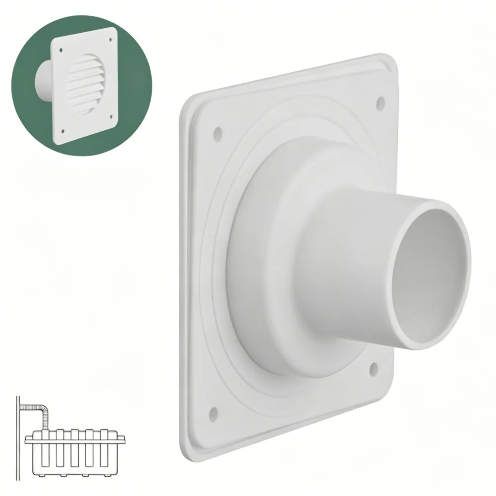 RV Ventilation Opening For Battery Box Ventilation Cover Louvered Design For Heat Dissipation Rain For Camper Boat
RV Ventilation Opening For Battery Box Ventilation Cover Louvered Design For Heat Dissipation Rain For Camper Boat
