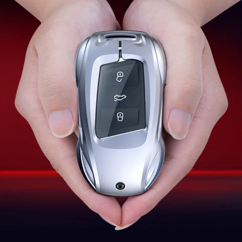 Zinc Alloy Silver Car Key Protection Shell Cartoon Smart Remote Key Cover Car Accessories For Volkswagen Magotan Passat B8 
Zinc Alloy Silver Car Key Protection Shell Cartoon Smart Remote Key Cover Car Accessories For Volkswagen Magotan Passat B8