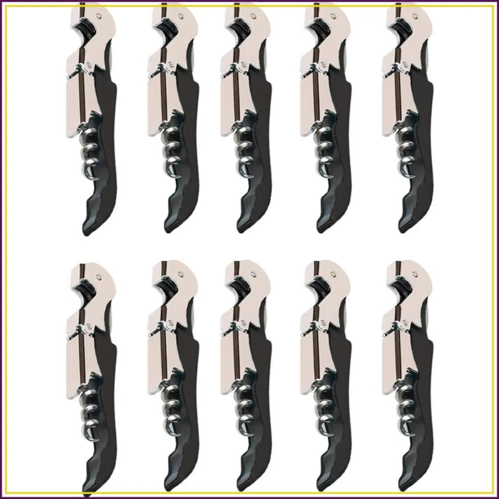 Professional Waiter Corkscrew Wine Openers Set, Heavy Duty Stainless Steel Hinges Wine Key for Restaurant, Sommelier, Bartenders
Professional Waiter Corkscrew Wine Openers Set, Heavy Duty Stainless Steel Hinges Wine Key for Restaurant, Sommelier, Bartenders