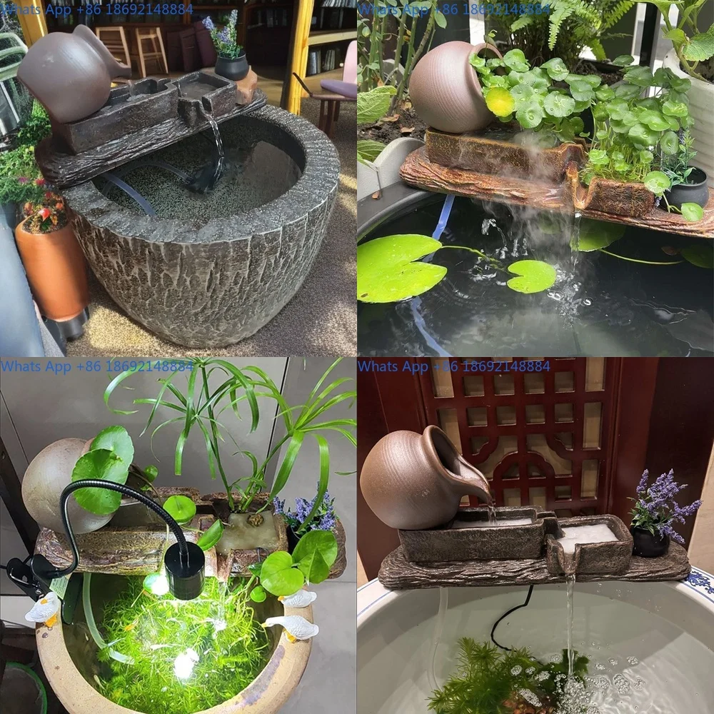 Resin Aquatic Ecosystem Kit with Circulating Water Oxygenation and Filtration for Garden Decoration
Resin Aquatic Ecosystem Kit with Circulating Water Oxygenation and Filtration for Garden Decoration