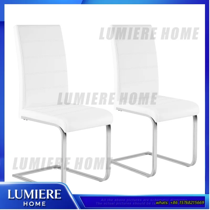 2pcs Set Ergonomic Dining Chair Padded Sled Base High Back Cantilever Seat for Kitchen Living Room Office Balcony
2pcs Set Ergonomic Dining Chair Padded Sled Base High Back Cantilever Seat for Kitchen Living Room Office Balcony