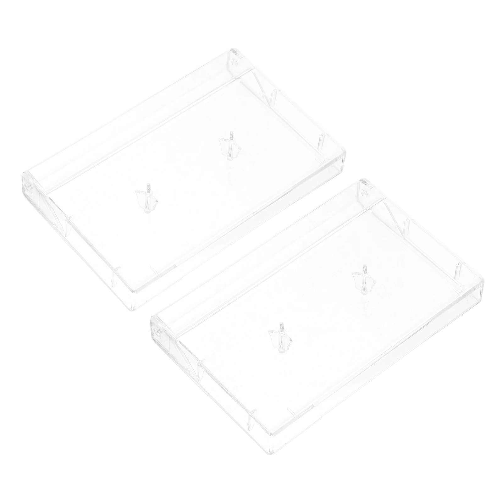 2pcs Cassettes Tape Storage Boxes Clear Plastic Cases Audio Containers Music Record Holders Dustproof Transparent Design
2pcs Cassettes Tape Storage Boxes Clear Plastic Cases Audio Containers Music Record Holders Dustproof Transparent Design