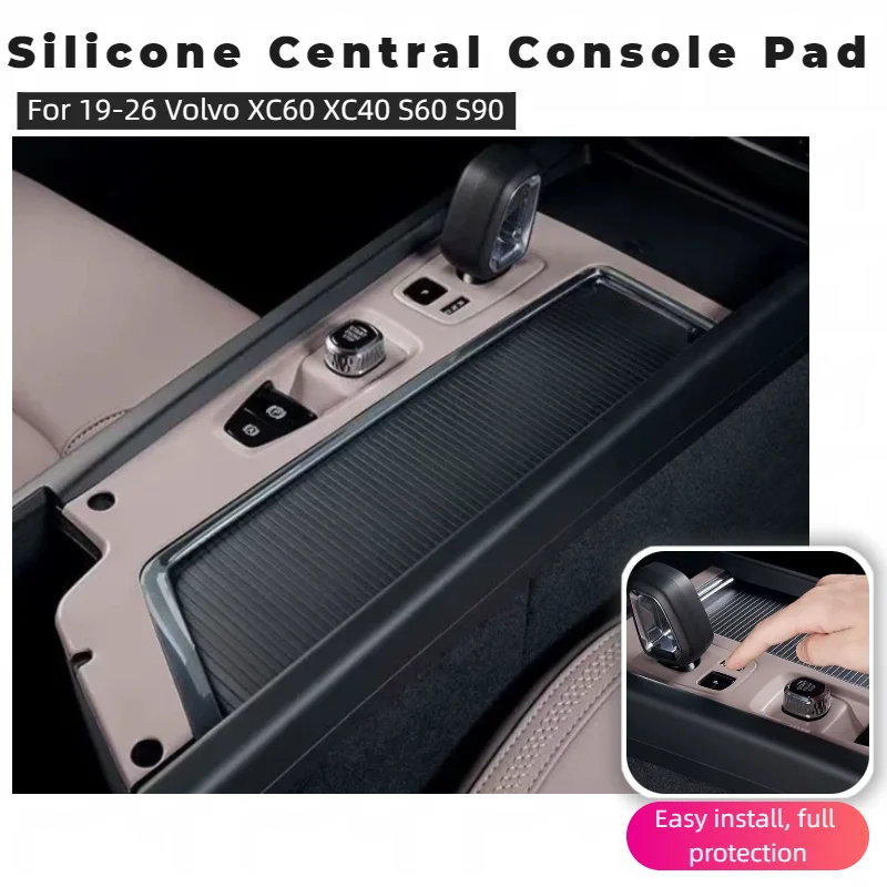 For 19-26 Volvo XC60 XC40 S60 S90 Silicone Central Console Pad Dustproof Anti-Scratch Interior Protective Mat Auto Accessories
For 19-26 Volvo XC60 XC40 S60 S90 Silicone Central Console Pad Dustproof Anti-Scratch Interior Protective Mat Auto Accessories