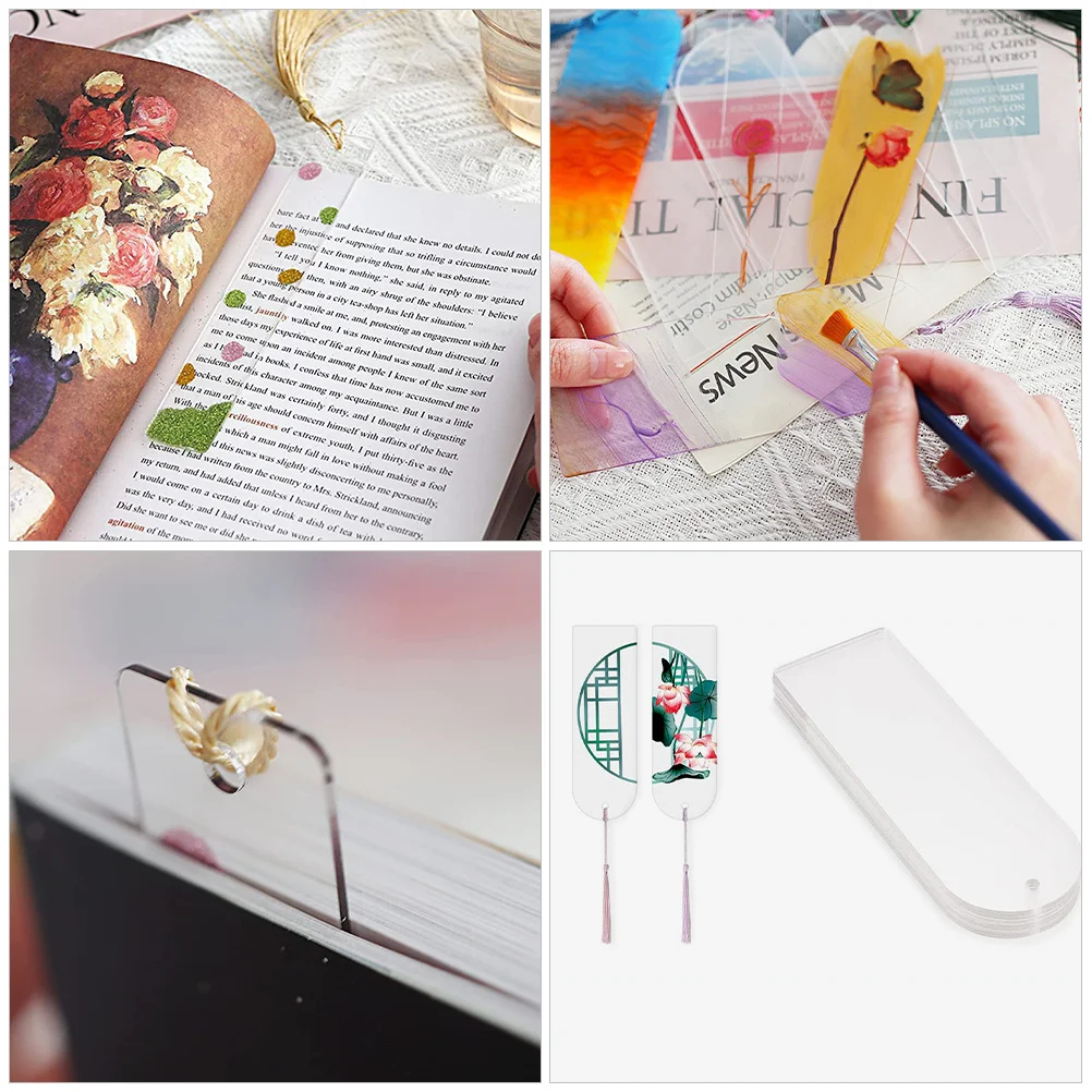 1Set Delicate Acrylic Bookmark Simple Design No Burrs Functional Page Holder for School Office Home Use Bookmarks
1Set Delicate Acrylic Bookmark Simple Design No Burrs Functional Page Holder for School Office Home Use Bookmarks