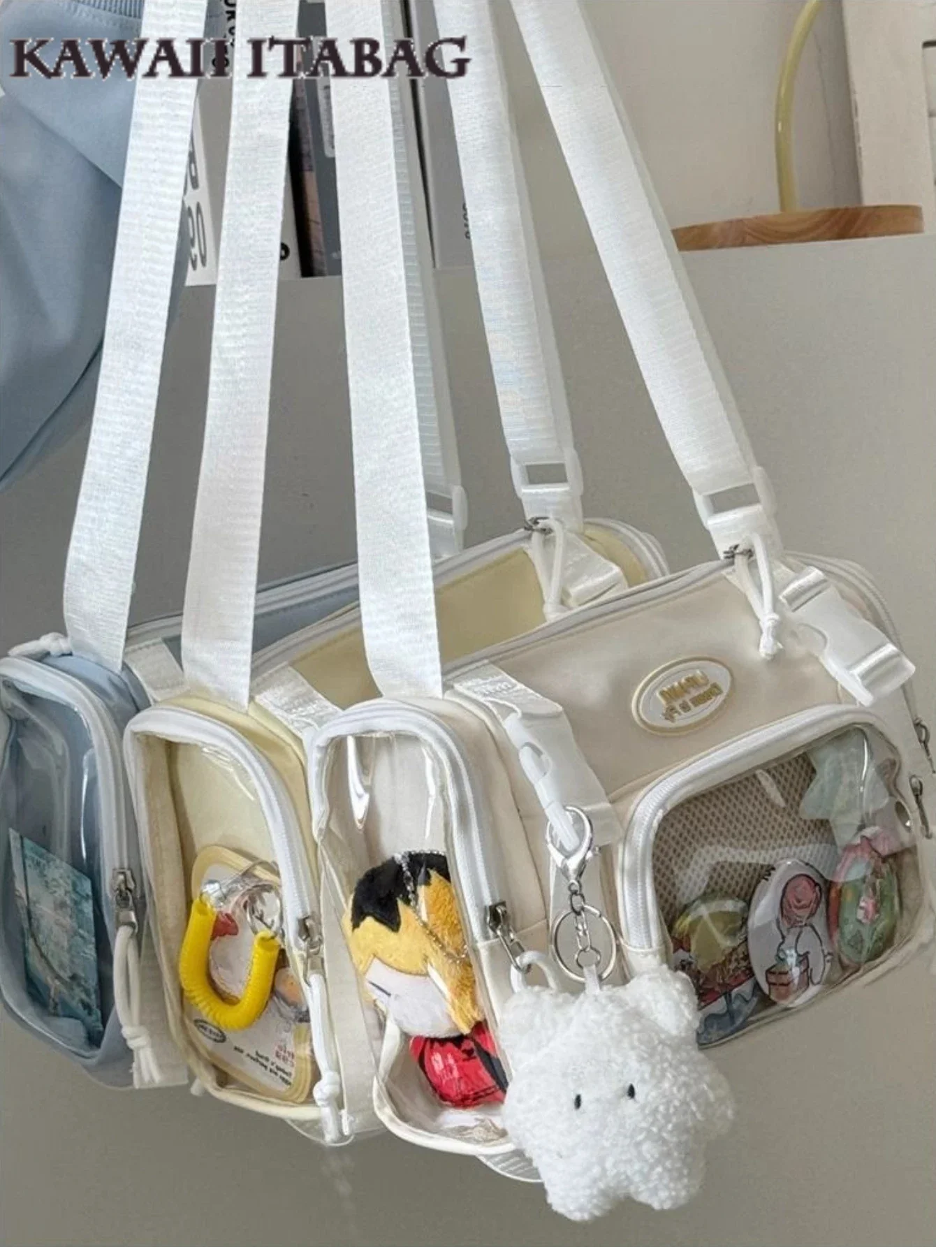 New Fashion Y2k Itabag Women Multipocket Clear Transparent Bag Summer Crossbody Bags Bucket Bag College Student Shoulder Bag
New Fashion Y2k Itabag Women Multipocket Clear Transparent Bag Summer Crossbody Bags Bucket Bag College Student Shoulder Bag