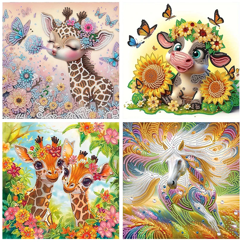 DIY Deer and flowers 5D Special Shape Diamond Art Kits for Beginners,Diamond Art Painting Kits for Home Wall Decoration Gift
DIY Deer and flowers 5D Special Shape Diamond Art Kits for Beginners,Diamond Art Painting Kits for Home Wall Decoration Gift