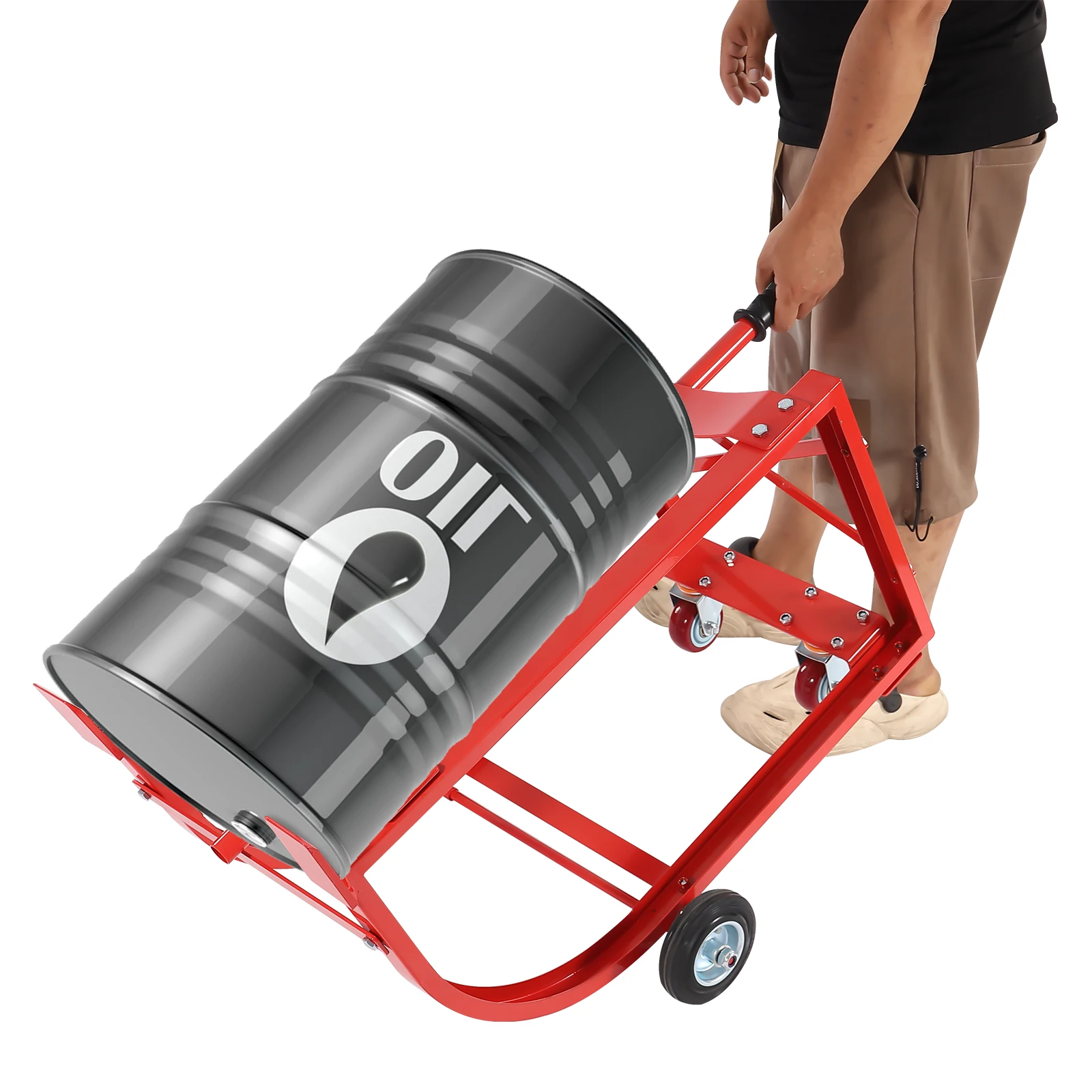 55-конфольная подставка для барабана, подвижная подставка для барабана, грузоподъемность 600 фунтов с колесами, красная для мастерской, фабрики, гаража
55-конфольная подставка для барабана, подвижная подставка для барабана, грузоподъемность 600 фунтов с колесами, красная для мастерской, фабрики, гаража