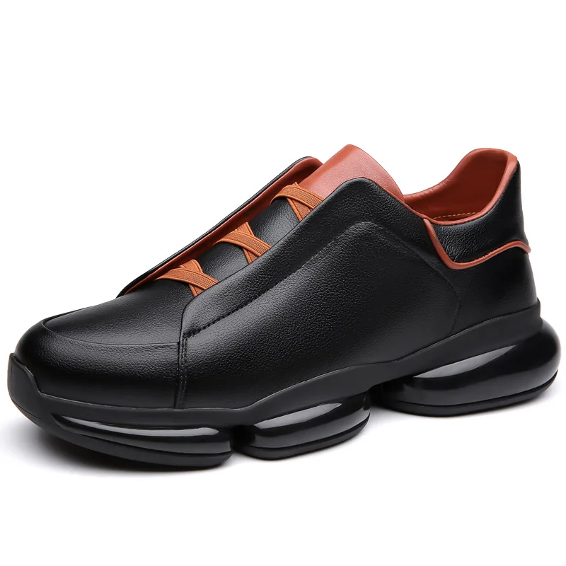 2026 New Men's Leather Casual Shoes Thick-soled Lightweight Leisure Sport Shoes Cool Black Chun Sneakers
2026 New Men's Leather Casual Shoes Thick-soled Lightweight Leisure Sport Shoes Cool Black Chun Sneakers