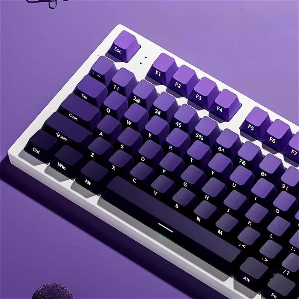 134 Keys Purple Breath Side Engraved Translucent OEM Height Gradient Keycaps for MX Switch Mechanical Keyboards
134 Keys Purple Breath Side Engraved Translucent OEM Height Gradient Keycaps for MX Switch Mechanical Keyboards