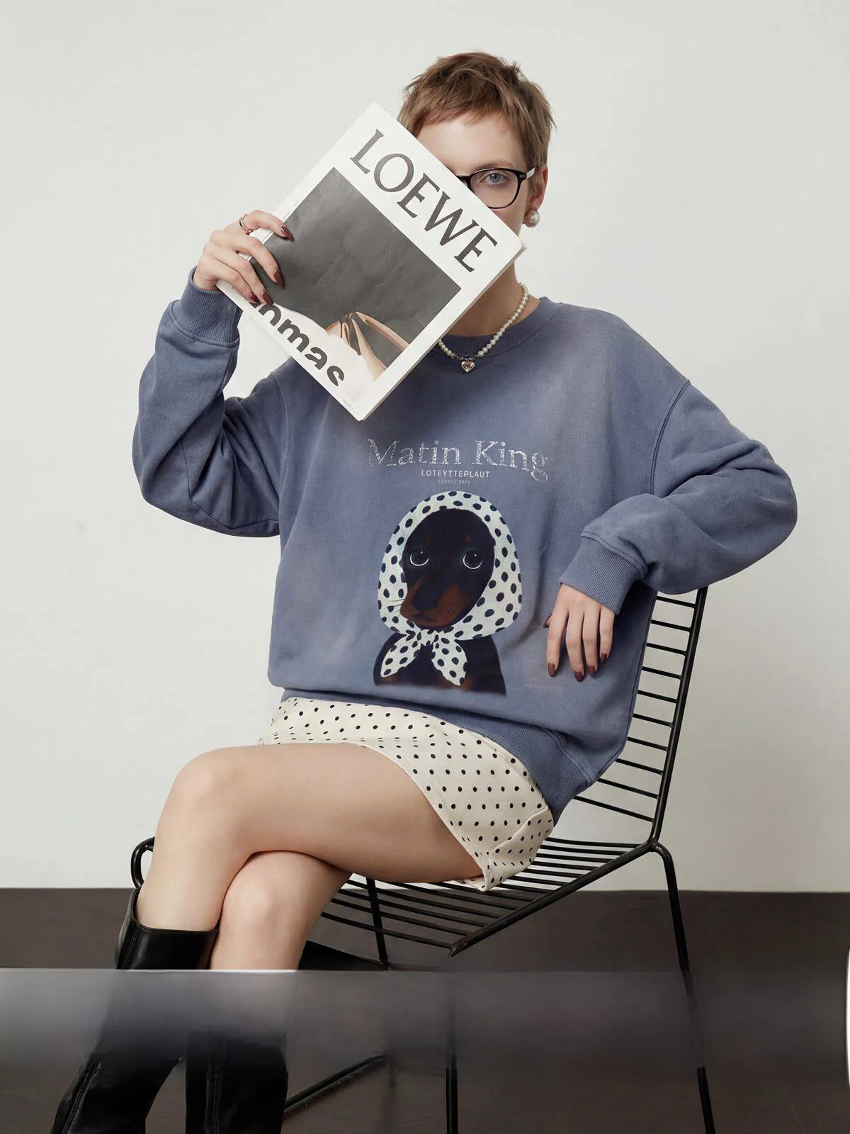 Свободный женский свитшот на флисовой подкладке Morning Jeans Blue Spring New, повседневный топ с длинным рукавом и круглым вырезом от Zhou Li Wu
Свободный женский свитшот на флисовой подкладке Morning Jeans Blue Spring New, повседневный топ с длинным рукавом и круглым вырезом от Zhou Li Wu