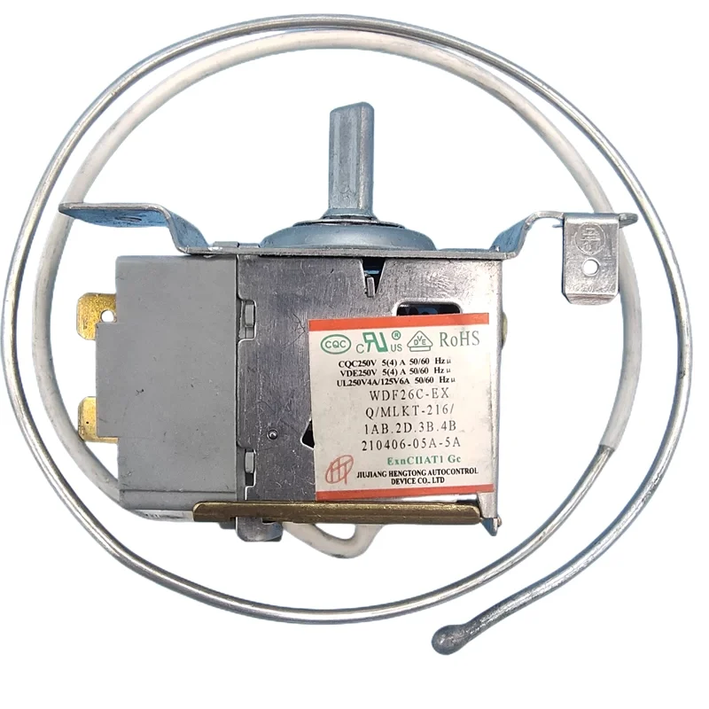 Refrigerator Thermostat Parts WDF26C-EX Two Legs
Refrigerator Thermostat Parts WDF26C-EX Two Legs