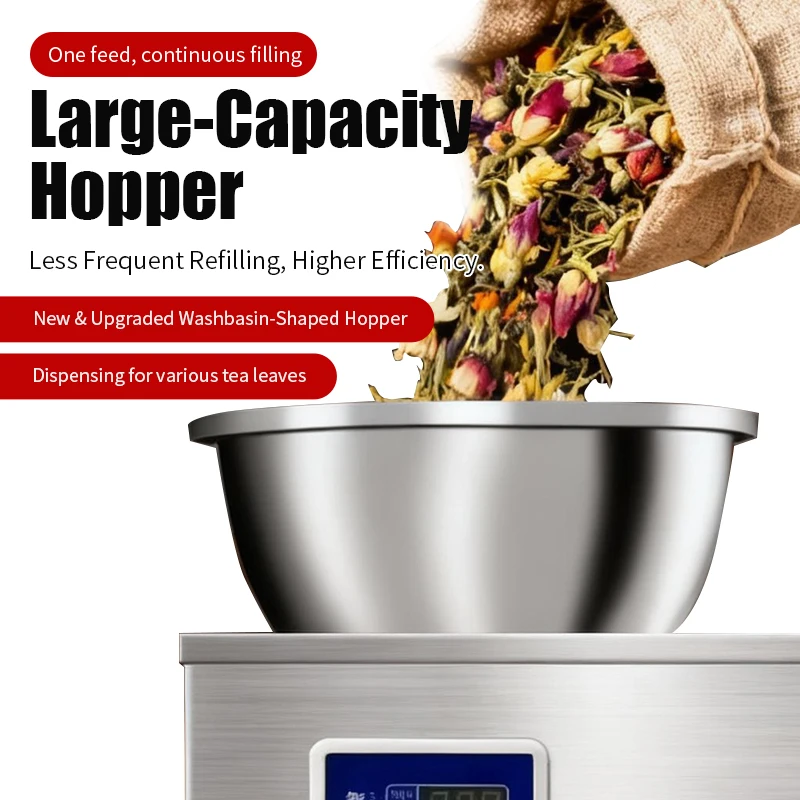 Semi Automatic Powder Filling Packaging Machine High Precision Quantitative Dispensing Adjustable Bag Width Multifunctional