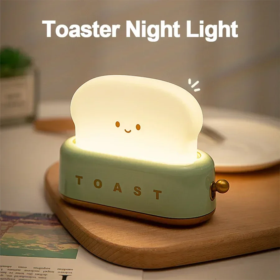 Adorable Toaster Design Baby Night Light - Rechargeable LED Bedroom Decor, Perfect Birthday Gift for Kids & Teachers
Adorable Toaster Design Baby Night Light - Rechargeable LED Bedroom Decor, Perfect Birthday Gift for Kids & Teachers