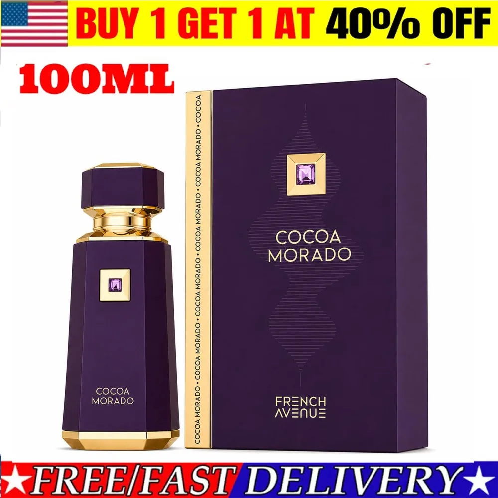 French Avenue Cocoa Morado EDP 3.4 Oz 100 Ml Men's Womens Cologne New in Box Free Shipping Unisex Perfume
French Avenue Cocoa Morado EDP 3.4 Oz 100 Ml Men's Womens Cologne New in Box Free Shipping Unisex Perfume
