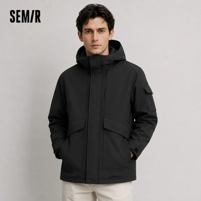 Semir Men Mid-Length Loose Outerwear 2025 New Winter Windproof Three-Resistant Warm Casual Coat Man Clothing Daily Wear
Semir Men Mid-Length Loose Outerwear 2025 New Winter Windproof Three-Resistant Warm Casual Coat Man Clothing Daily Wear