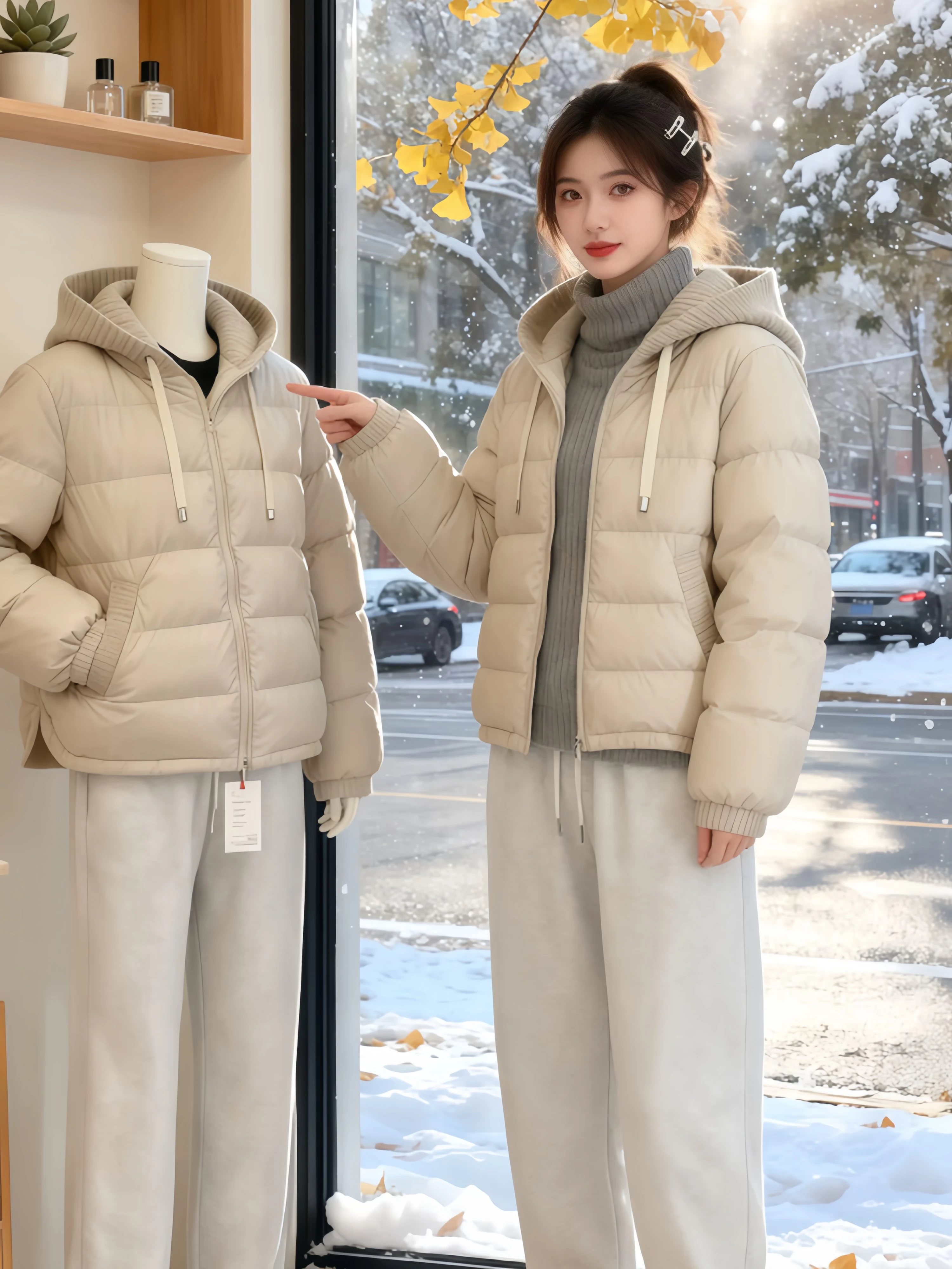 Thickened Knitted Hat Jacket Women's Fashionable Warm Coat Korean Style Long Sleeve Zipper Short Length Cotton Polyester
Thickened Knitted Hat Jacket Women's Fashionable Warm Coat Korean Style Long Sleeve Zipper Short Length Cotton Polyester