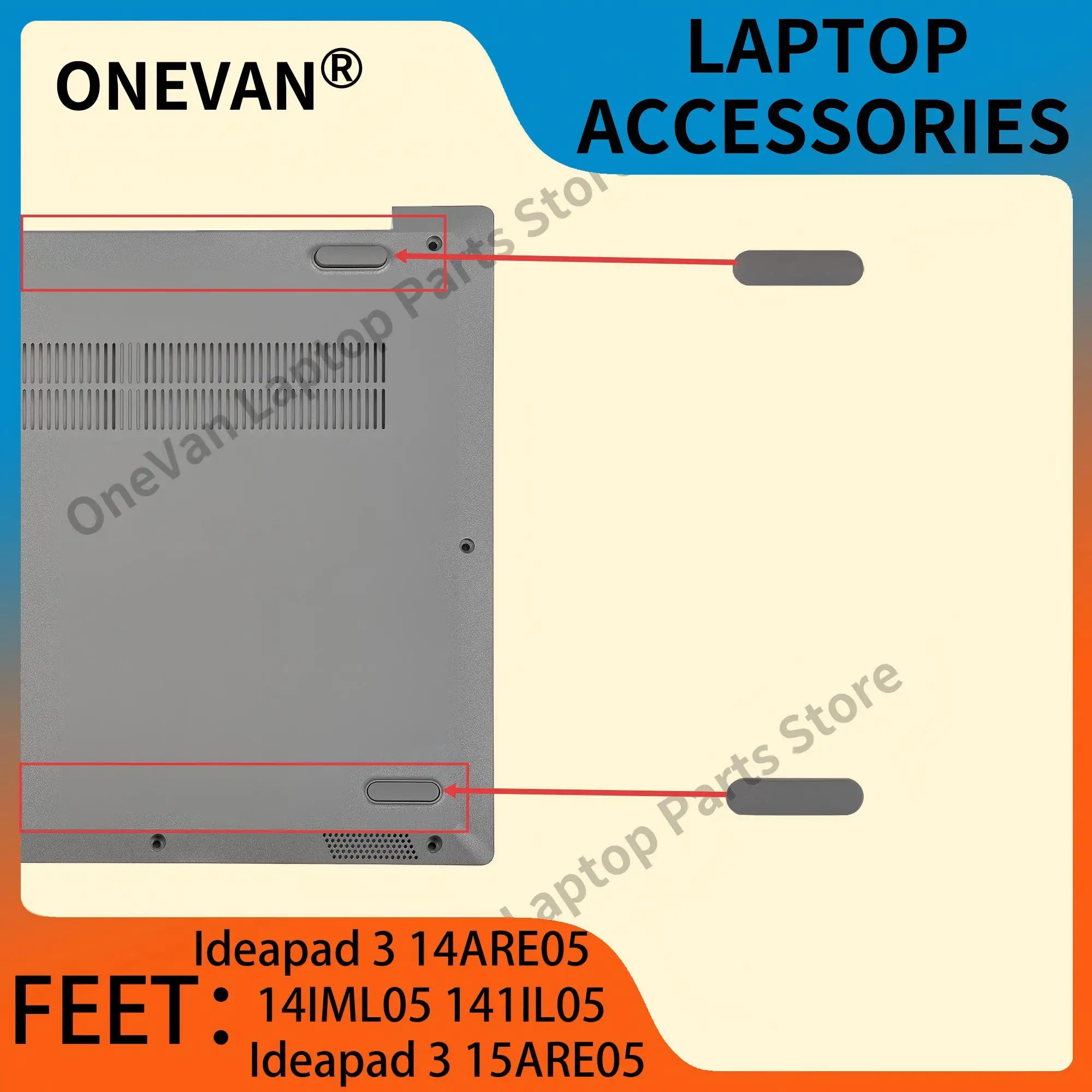 Rubber Feet for Ideapad 3 14ARE05 14IML05 14IIL05 Ideapad 3 15ARE05 15IML05 15IIL05 15ITL05 BLACK/GRAY/GOLDEN Repair
Rubber Feet for Ideapad 3 14ARE05 14IML05 14IIL05 Ideapad 3 15ARE05 15IML05 15IIL05 15ITL05 BLACK/GRAY/GOLDEN Repair