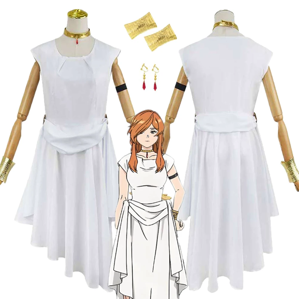 Anime Sousou No Frieren Flamme Cosplay White Dress Costume Accessories Outfits Women Clothes Set Halloween Carnival Party Suit
Anime Sousou No Frieren Flamme Cosplay White Dress Costume Accessories Outfits Women Clothes Set Halloween Carnival Party Suit