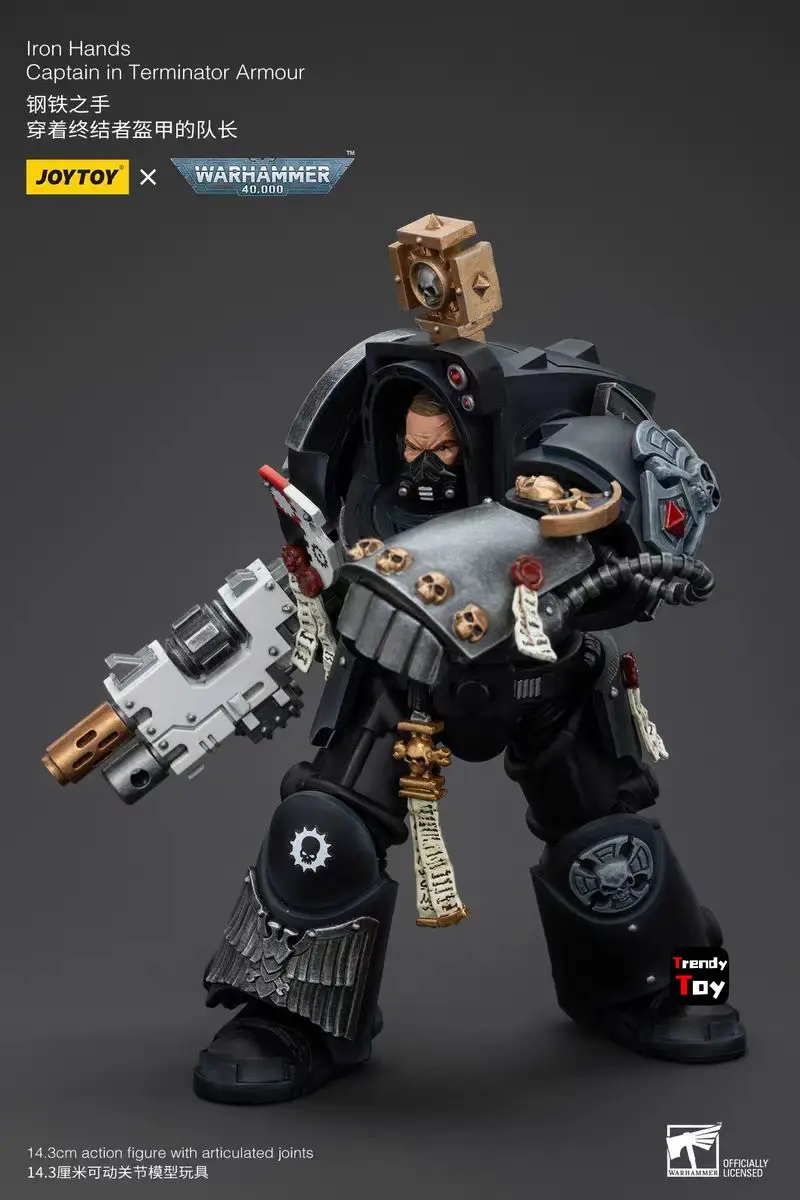 【JOYTOY】Warhammer 40K Lron Hands Captain in Terminator Armour 1/18 Action Figure Toy
【JOYTOY】Warhammer 40K Lron Hands Captain in Terminator Armour 1/18 Action Figure Toy