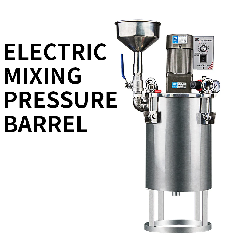 Electric mixing Barrel 5L Pressure Barrel with Funnel Glue Storage Tank Pressure Tank Liquid Level Display barrel Glue Barrel
Electric mixing Barrel 5L Pressure Barrel with Funnel Glue Storage Tank Pressure Tank Liquid Level Display barrel Glue Barrel