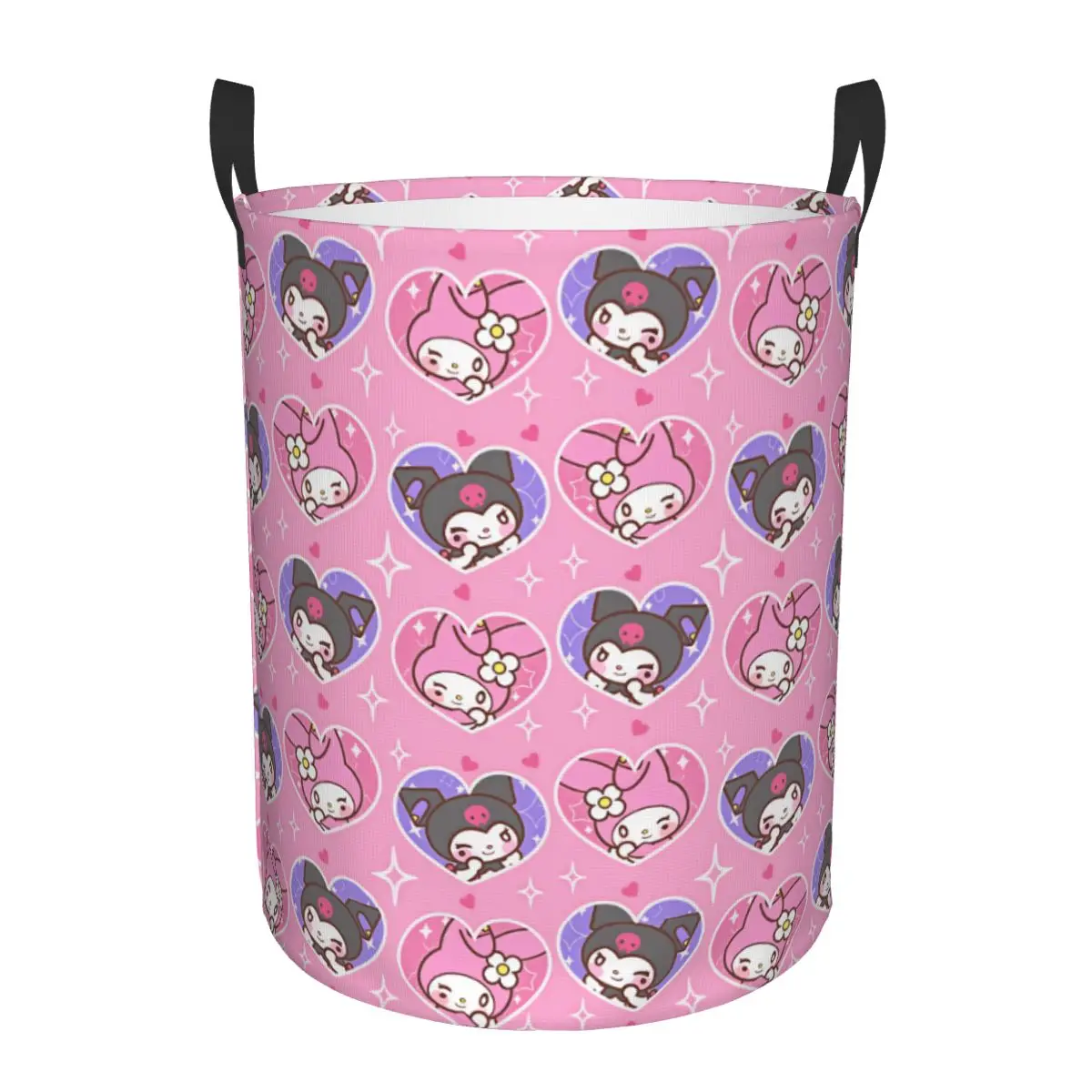Kuromi My Melody Heart Seamless Pattern Laundry Basket Collapsible Cartoon Clothes Hamper for Household Clothes Storage Bag
Kuromi My Melody Heart Seamless Pattern Laundry Basket Collapsible Cartoon Clothes Hamper for Household Clothes Storage Bag