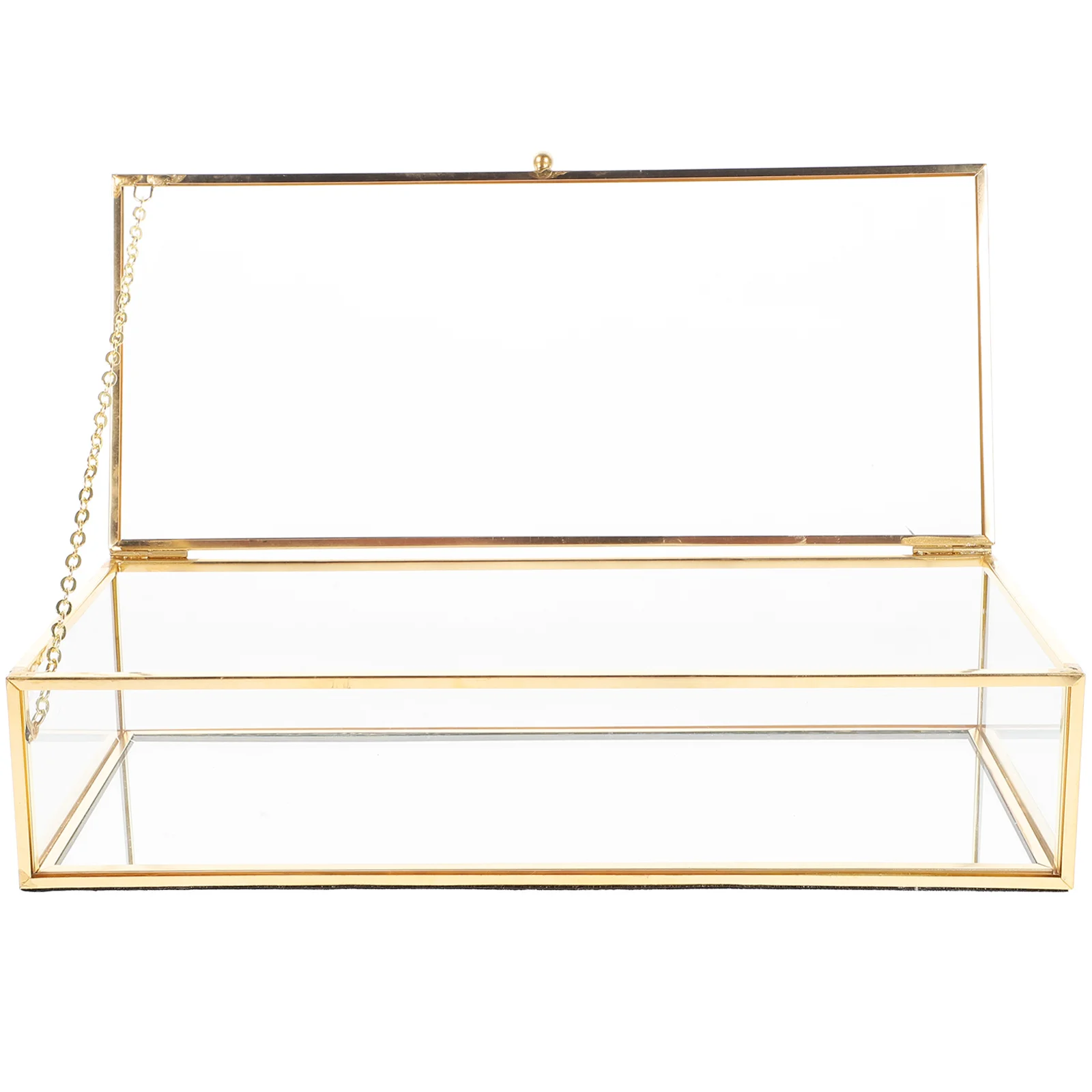 Glass Jewelry Box Metal Frame Vintage Organizer Display Case for Rings Necklaces Bracelets Storage Jewelry Storage Cases
Glass Jewelry Box Metal Frame Vintage Organizer Display Case for Rings Necklaces Bracelets Storage Jewelry Storage Cases
