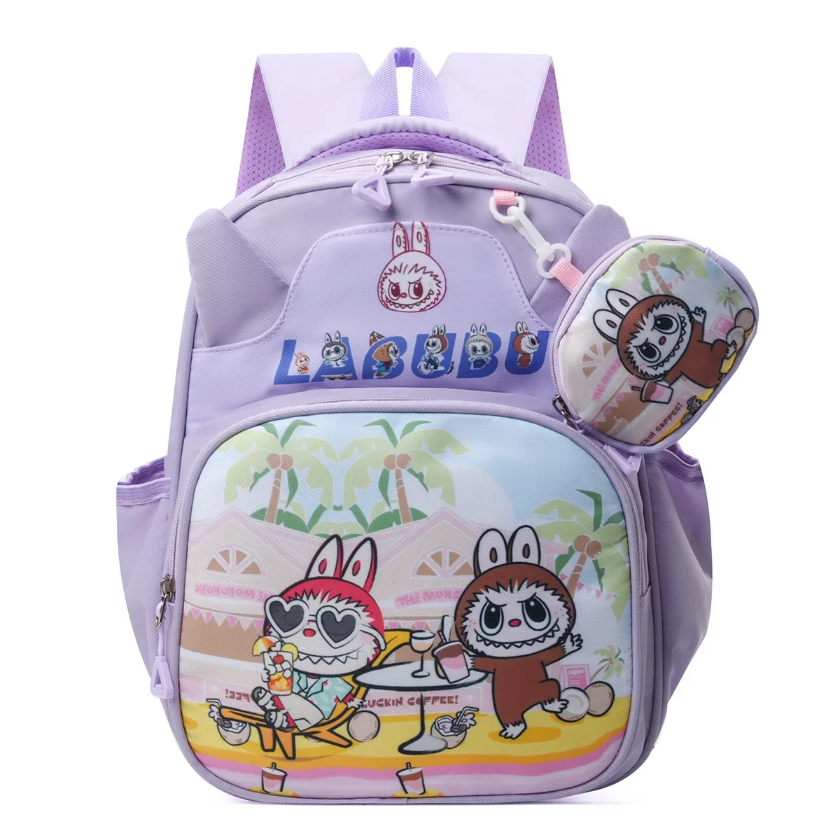 LABUBU Children Schoolbag Kindergarten 3-6 Years Old Boys Girls Cute Primary School Students Backpack with Coin Wallet purse
LABUBU Children Schoolbag Kindergarten 3-6 Years Old Boys Girls Cute Primary School Students Backpack with Coin Wallet purse