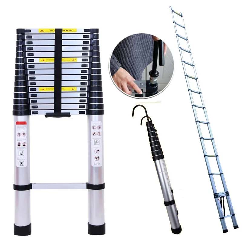 QIMU 20FT 6.2M Aluminum Extension Folding Loft Ladder with 2 Detachable Hooks, Max Load 330LBS for DIY Home Use
QIMU 20FT 6.2M Aluminum Extension Folding Loft Ladder with 2 Detachable Hooks, Max Load 330LBS for DIY Home Use