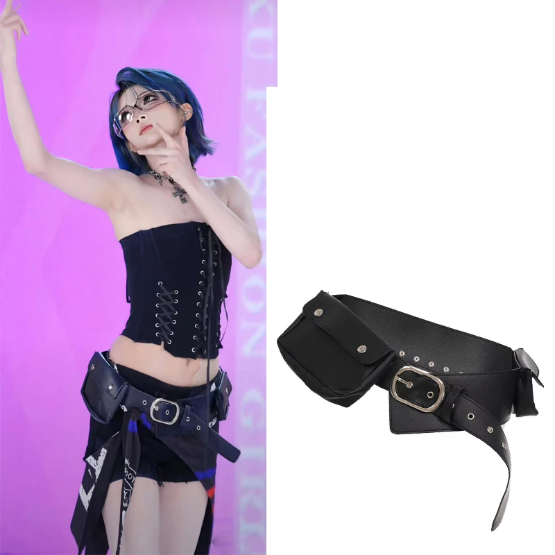 Женский тактический пояс в стиле панк, хип-хоп, многофункциональный полиуретановый ремень для уличной безопасности, полицейский ремень с набедренной кобурой
Женский тактический пояс в стиле панк, хип-хоп, многофункциональный полиуретановый ремень для уличной безопасности, полицейский ремень с набедренной кобурой