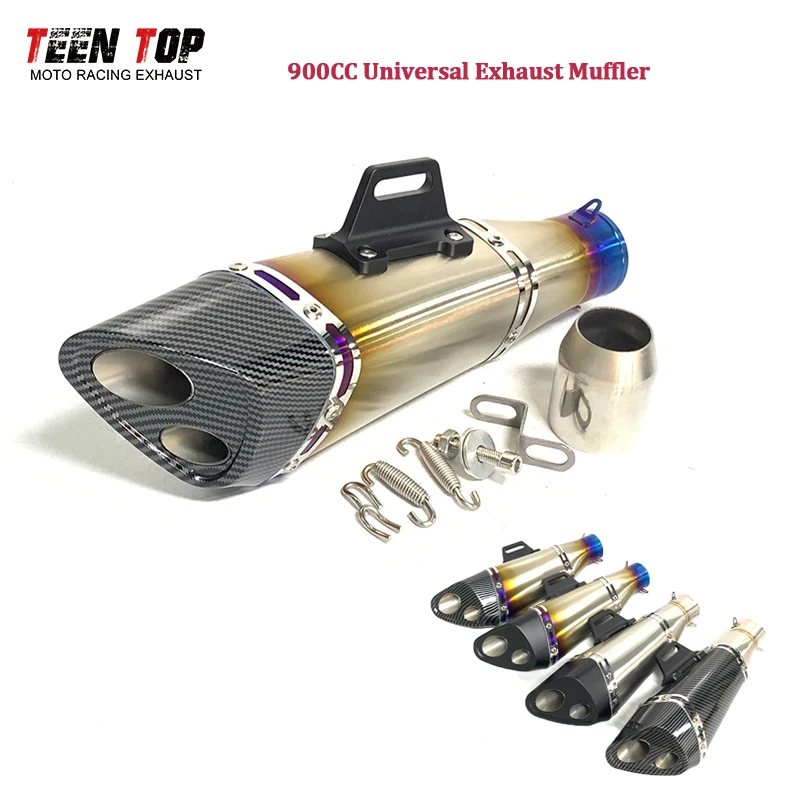 51mm Universal Sport Muffler For SUZUKI SV650X GSXR600 GSXR750 GSXS750 BK750 BK400 Exhaust Muffler Motorcycle Exhaust Tailpipe
51mm Universal Sport Muffler For SUZUKI SV650X GSXR600 GSXR750 GSXS750 BK750 BK400 Exhaust Muffler Motorcycle Exhaust Tailpipe