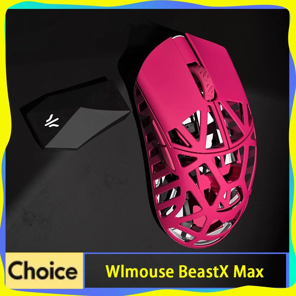 WLmouse Beast X Max Игровая мышь из магниевого сплава 8K PAW3950 Легкая боковая открытая/неоткрытая пользовательская беспроводная мышь ПК Подарок для киберспорта
WLmouse Beast X Max Игровая мышь из магниевого сплава 8K PAW3950 Легкая боковая открытая/неоткрытая пользовательская беспроводная мышь ПК Подарок для киберспорта
