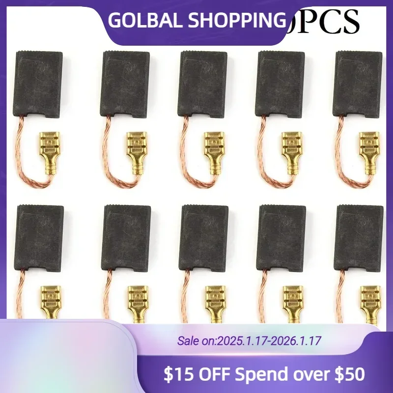 10pcs Carbon-Brushes For Bosch GWS20-230 H Motor Angle-Grinder 6.3×16×22mm Carbon Brushes Power Tools Accessories
10pcs Carbon-Brushes For Bosch GWS20-230 H Motor Angle-Grinder 6.3×16×22mm Carbon Brushes Power Tools Accessories