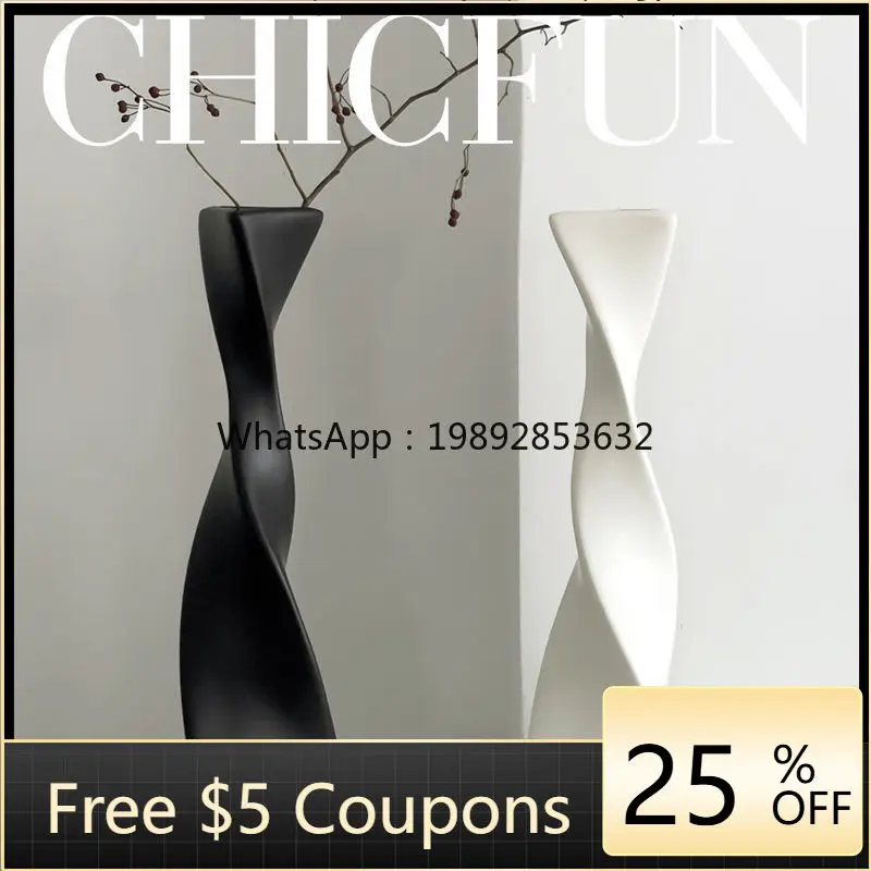 LYY Entrance Decoration TV Cabinet Decorative Floor Twisted Vase High-End Art Living Room Creative Desktop Wine Cabinet Sofa
LYY Entrance Decoration TV Cabinet Decorative Floor Twisted Vase High-End Art Living Room Creative Desktop Wine Cabinet Sofa