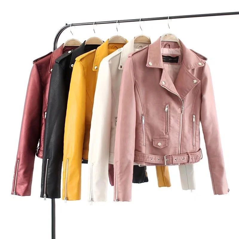 Special Offer Women's Fashion Short PU Leather Jacket Slim Fit Motorcycle Style Home New Arrival Ladies' Premium Quality Coat
Special Offer Women's Fashion Short PU Leather Jacket Slim Fit Motorcycle Style Home New Arrival Ladies' Premium Quality Coat