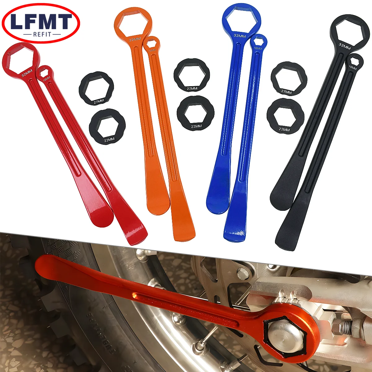 CNC Motorcycle Tire Installation Tool Tyre Lever Wrench Tool For KTM Husqvarna Husaberg Honda Kawasaki Suzuki GASGAS Beta SHERCO
CNC Motorcycle Tire Installation Tool Tyre Lever Wrench Tool For KTM Husqvarna Husaberg Honda Kawasaki Suzuki GASGAS Beta SHERCO