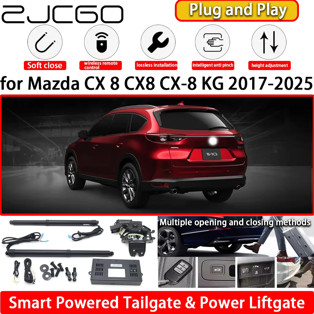 ZJCGO for Mazda CX 8 CX8 CX-8 KG 2017-2025 OEM Automatic Electric Powered Tailgate Power Liftgate Tail Gate Lift Kit System
ZJCGO for Mazda CX 8 CX8 CX-8 KG 2017-2025 OEM Automatic Electric Powered Tailgate Power Liftgate Tail Gate Lift Kit System