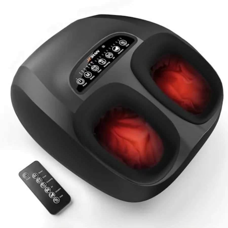 Foot Massager for Plantar Fasciitis Neuropathy Upgraded 2026 Shiatsu Massage with Heat, Kneading, Vibration, Compression, Fabri
Foot Massager for Plantar Fasciitis Neuropathy Upgraded 2026 Shiatsu Massage with Heat, Kneading, Vibration, Compression, Fabri