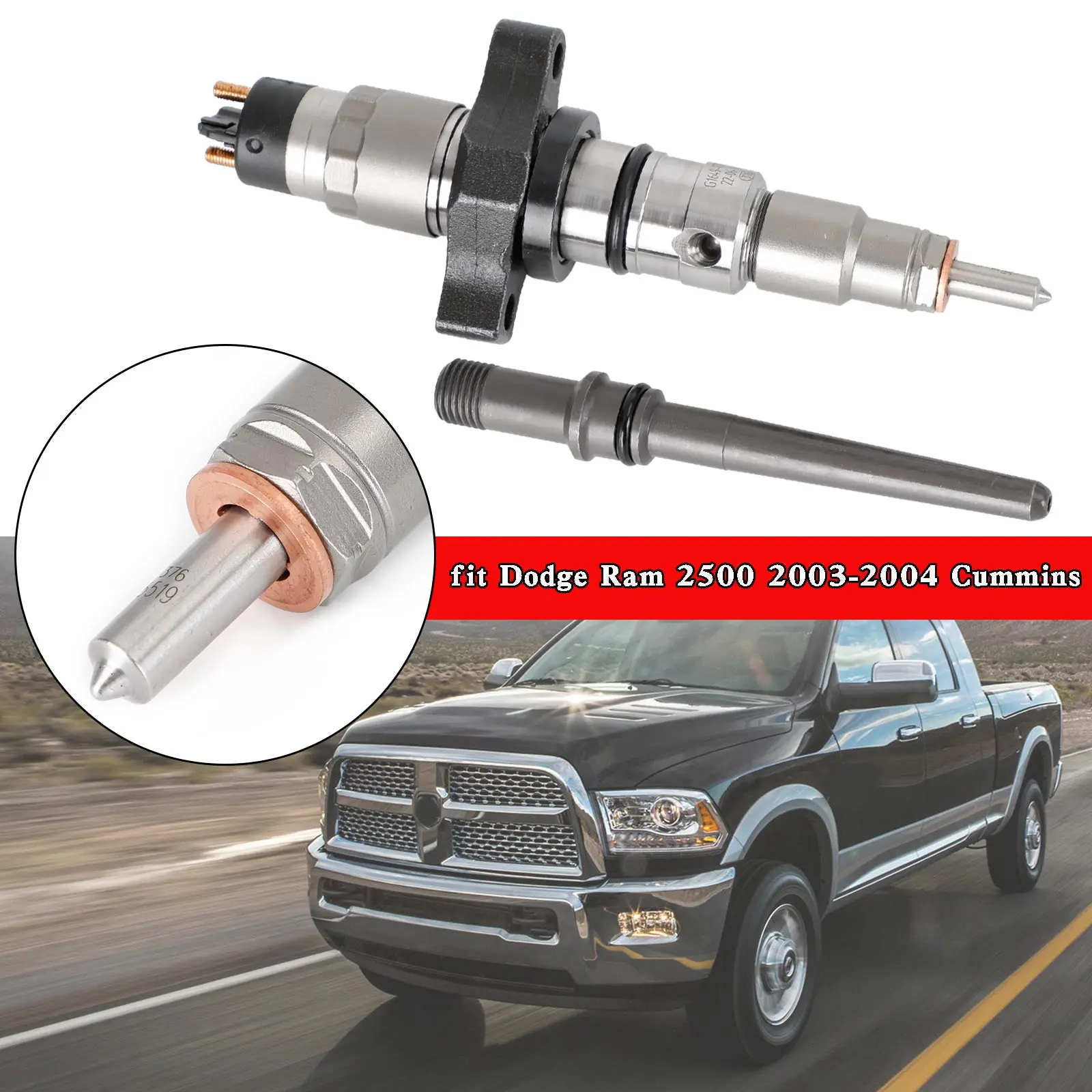 Artudatech 1PCS Common Rail Fuel Injector 0445120255 fit for Dodge Ram 2500 2003-2004 Cummins
Artudatech 1PCS Common Rail Fuel Injector 0445120255 fit for Dodge Ram 2500 2003-2004 Cummins