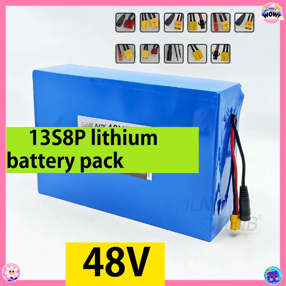 48v 30000mAh for Citycoco Motorized Scooter Batteries Built in 50A BMS New Original 48V 30ah 13s8p Lithium Battery Pack
48v 30000mAh for Citycoco Motorized Scooter Batteries Built in 50A BMS New Original 48V 30ah 13s8p Lithium Battery Pack