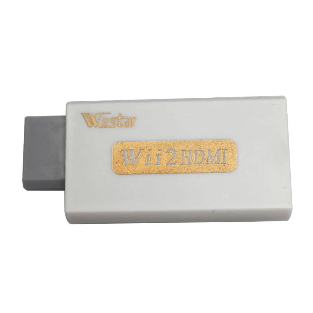Wiistar Retail White For Wii to HDMI Wii2HDMI Adapter Converter Bypass Support 1080P 3.5mm Audio Video Output Hot Sale
Wiistar Retail White For Wii to HDMI Wii2HDMI Adapter Converter Bypass Support 1080P 3.5mm Audio Video Output Hot Sale
