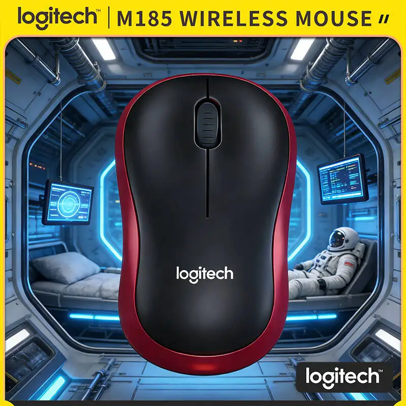 Logitech M185 Ambidextrous Optical Mouse Comfort Grip 2.4GHz Nano Receiver 12-Month Battery Desktop Laptop Home Tool
Logitech M185 Ambidextrous Optical Mouse Comfort Grip 2.4GHz Nano Receiver 12-Month Battery Desktop Laptop Home Tool