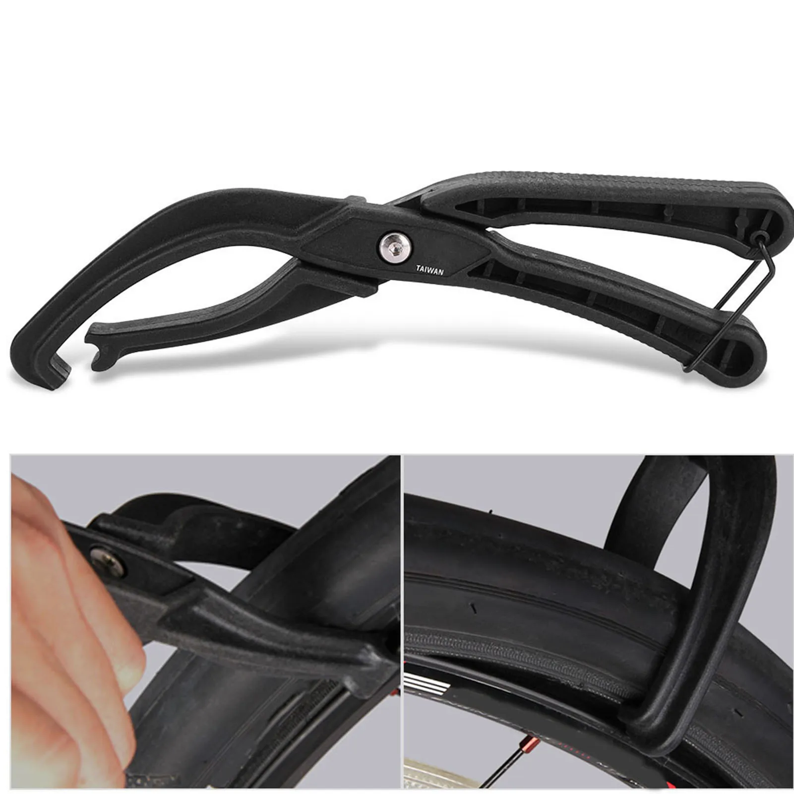Bike Tire Pliers, Durable Plastic Bicycle Tire Repair Tool Bike Tire Removal Tool Difficult Tires Lever Tyre Remover
Bike Tire Pliers, Durable Plastic Bicycle Tire Repair Tool Bike Tire Removal Tool Difficult Tires Lever Tyre Remover