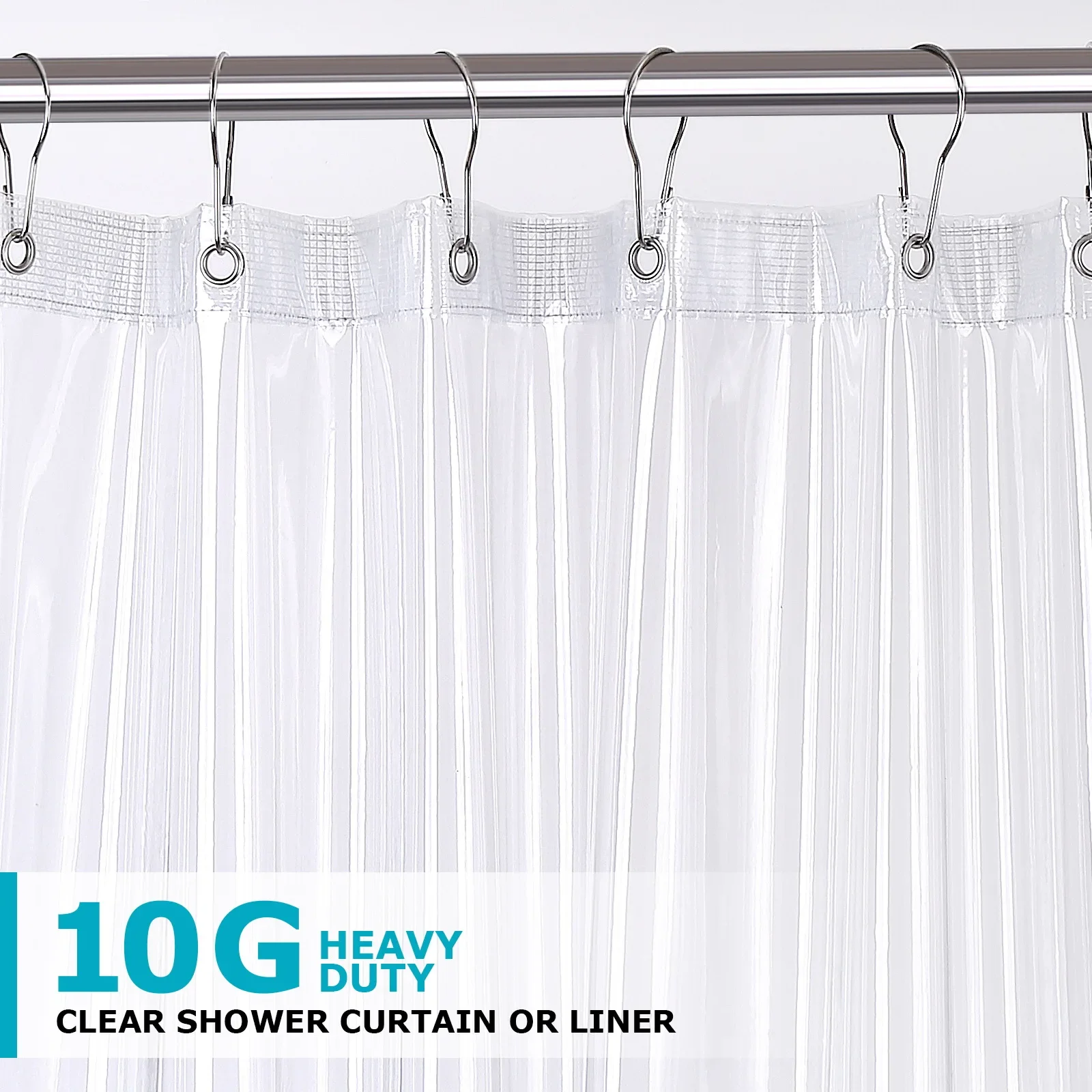 Minghe Shower Curtain Liner,Heavy Duty Vinyl 10 G Plastic Shower Curtain,Waterproof Weighted Bathroom Shower Liner
Minghe Shower Curtain Liner,Heavy Duty Vinyl 10 G Plastic Shower Curtain,Waterproof Weighted Bathroom Shower Liner