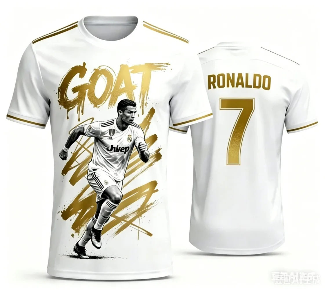 The Trendy Ronaldo Summer 3D Print Children's Outfit Football Jersey T-shirt Is Quick-drying Breathable Suitable for Daily Wear
The Trendy Ronaldo Summer 3D Print Children's Outfit Football Jersey T-shirt Is Quick-drying Breathable Suitable for Daily Wear